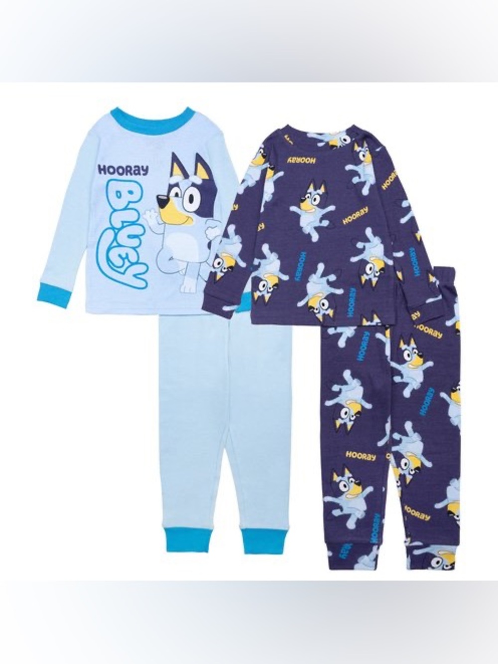 Kids' 2-Pair Pajama BLUEY Set - Light Bluer & Navy
